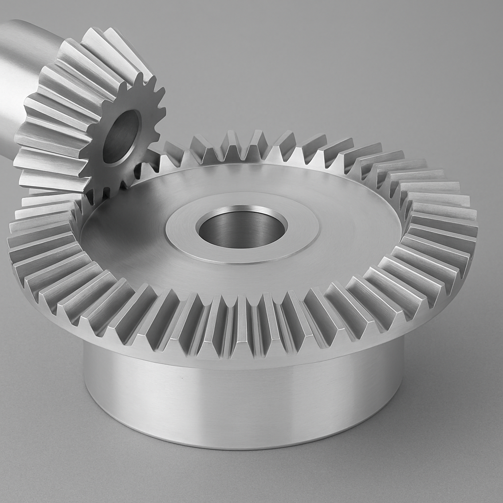 Bevel gears for right-angle power transmission manufactured by JSE